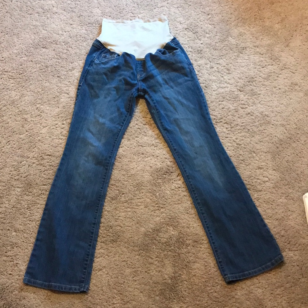 Old Navy boot cut maternity jeans